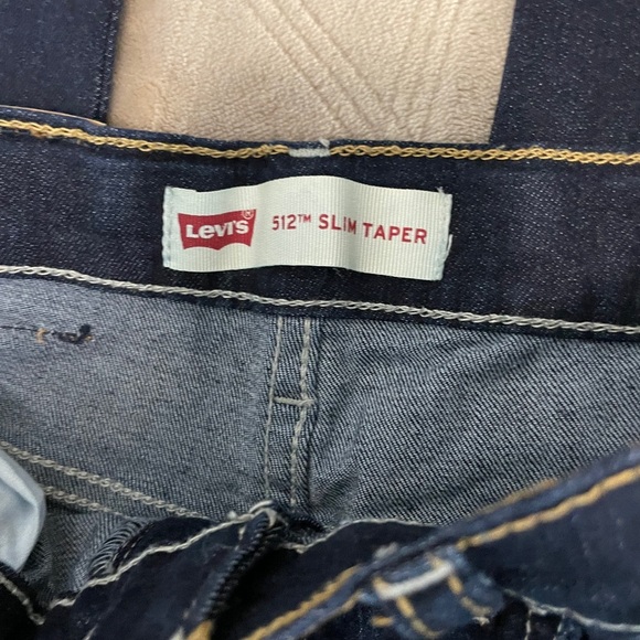 Levi’s 512 Boys Slim Taper Jeans | Dark Wash | 12 Reg (26x26) - Picture 3 of 5